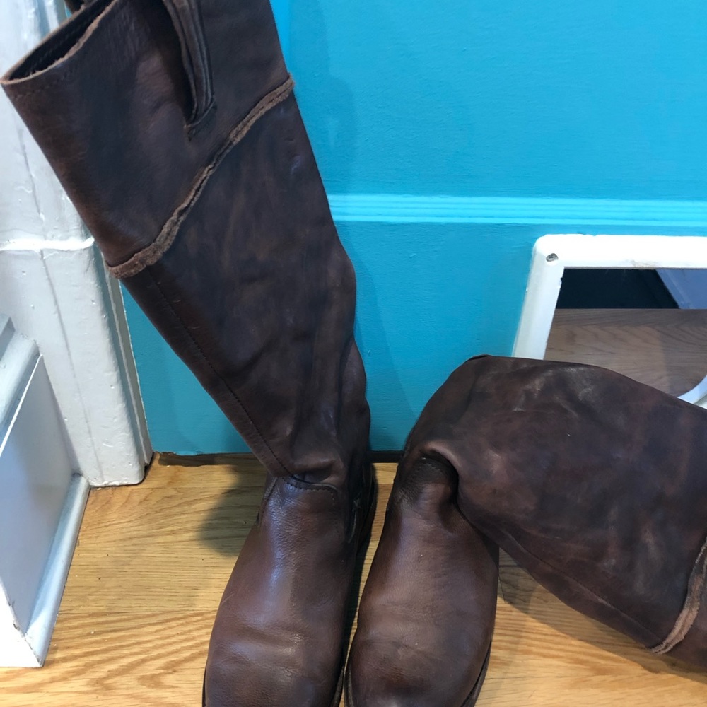 Frye shirley Artisan Brown Leather Boots